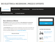 Tablet Screenshot of bici-elettrica.net
